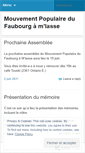 Mobile Screenshot of faubourgamlasse.wordpress.com