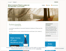 Tablet Screenshot of faubourgamlasse.wordpress.com