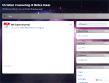 Tablet Screenshot of dallaschristiancounseling.wordpress.com