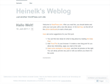 Tablet Screenshot of heinelk.wordpress.com