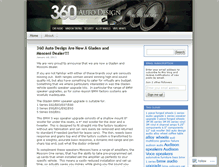 Tablet Screenshot of 360autodesign.wordpress.com