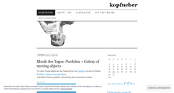 Desktop Screenshot of kopfueber.wordpress.com