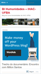 Mobile Screenshot of bihumanidades.wordpress.com