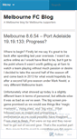 Mobile Screenshot of melbfcblog.wordpress.com