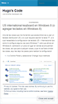 Mobile Screenshot of hugoscode.wordpress.com