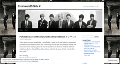 Desktop Screenshot of elvinwoo25.wordpress.com