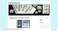 Desktop Screenshot of filatelisindonesia.wordpress.com