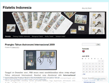 Tablet Screenshot of filatelisindonesia.wordpress.com