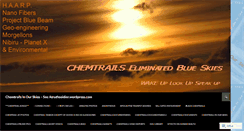 Desktop Screenshot of chemtrailsinourskies.wordpress.com