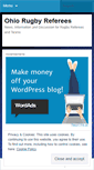 Mobile Screenshot of ohiorugbyreferees.wordpress.com