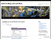 Tablet Screenshot of elihco.wordpress.com