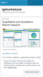Mobile Screenshot of igimarketcare.wordpress.com