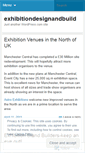 Mobile Screenshot of exhibitiondesignandbuild.wordpress.com