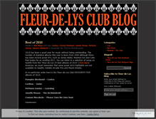 Tablet Screenshot of fleurdelysclub.wordpress.com