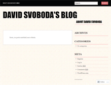 Tablet Screenshot of davsvo.wordpress.com