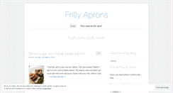 Desktop Screenshot of frillyaprons.wordpress.com