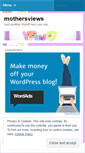 Mobile Screenshot of mothersviews.wordpress.com