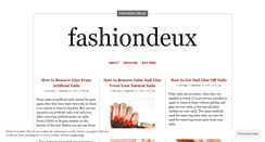 Desktop Screenshot of fashiondeux.wordpress.com