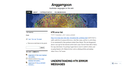 Desktop Screenshot of anggarrgoon.wordpress.com