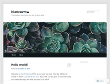Tablet Screenshot of blancavmw.wordpress.com
