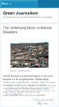 Mobile Screenshot of greenjournalism.wordpress.com
