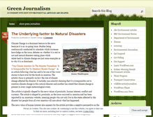 Tablet Screenshot of greenjournalism.wordpress.com