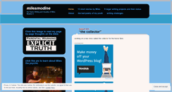 Desktop Screenshot of milesmodine.wordpress.com