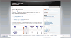 Desktop Screenshot of miblogcurricular.wordpress.com