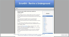 Desktop Screenshot of erro404.wordpress.com