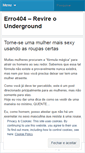 Mobile Screenshot of erro404.wordpress.com