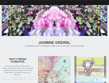 Tablet Screenshot of jasminegrewal.wordpress.com