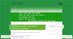 Desktop Screenshot of edunotes.wordpress.com