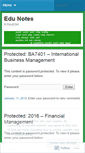 Mobile Screenshot of edunotes.wordpress.com