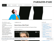 Tablet Screenshot of paridispari.wordpress.com
