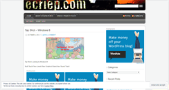 Desktop Screenshot of ecriep.wordpress.com