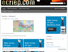Tablet Screenshot of ecriep.wordpress.com