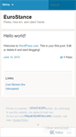 Mobile Screenshot of eurostance.wordpress.com