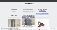 Desktop Screenshot of laurenpringle.wordpress.com