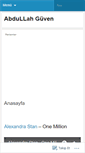 Mobile Screenshot of abdullahguven.wordpress.com