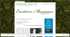 Desktop Screenshot of escritoresmexicanos.wordpress.com