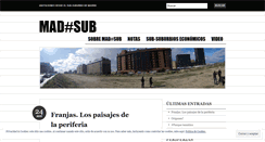 Desktop Screenshot of madsub.wordpress.com