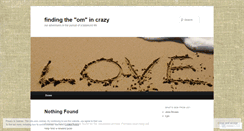 Desktop Screenshot of findingtheom.wordpress.com