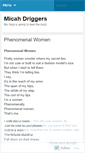 Mobile Screenshot of micahdriggers.wordpress.com