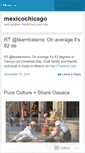 Mobile Screenshot of mexicochicago.wordpress.com