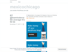 Tablet Screenshot of mexicochicago.wordpress.com