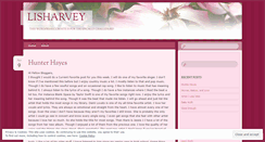 Desktop Screenshot of lisharvey.wordpress.com