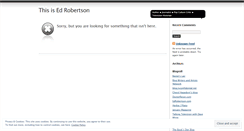 Desktop Screenshot of edsweb.wordpress.com