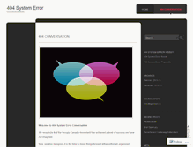 Tablet Screenshot of 404systemerror.wordpress.com