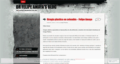 Desktop Screenshot of drfelipeamaya.wordpress.com