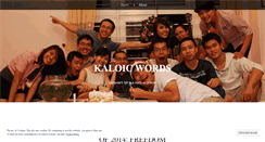 Desktop Screenshot of kalodakilla.wordpress.com
